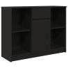 Stylish Black Oak Sideboard with Drawer - Ample Storage Solution