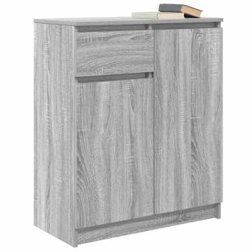 Grey Sonoma Sideboard with Drawer | Stylish Storage Solution