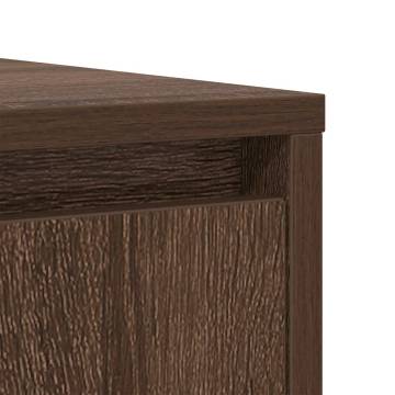 Brown Oak Sideboard - Ample Storage & Durable Design | HipoMarket