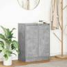  Sideboard Concrete Grey 57x34x76 cm Engineered Wood Colour concrete grey Quantity in Package 1 