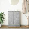 Concrete Grey Sideboard - Spacious & Durable 57x34x76 cm