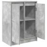 Concrete Grey Sideboard - Spacious & Durable 57x34x76 cm