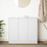 White Engineered Wood Sideboard - 85x34x76 cm | HipoMarket