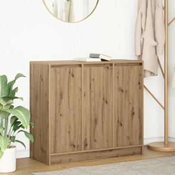 Sideboard Artisan Oak 85x34x76 cm | Durable Engineered Wood