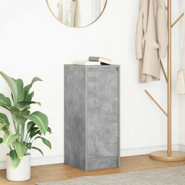 Stylish Concrete Grey Sideboard - Ample Storage & Durable Design