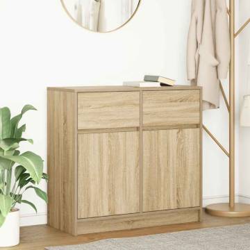 Sonoma Oak Sideboard with Drawer – Stylish Storage Solution