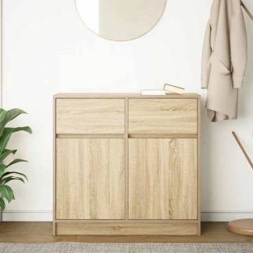 Sonoma Oak Sideboard with Drawer – Stylish Storage Solution