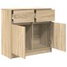 Sonoma Oak Sideboard with Drawer – Stylish Storage Solution