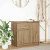  Sideboard with Drawer Artisan Oak 71x35x65 cm Engineered Wood Colour artisan oak Quantity in Package 1 