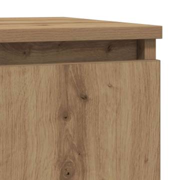 Artisan Oak Sideboard with Drawer - 71x35x65 cm | HipoMarket UK