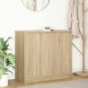  Sideboard Sonoma Oak 85x34x76 cm Engineered Wood Colour sonoma oak Quantity in Package 1 