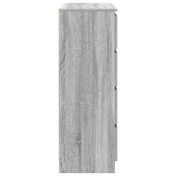  Sideboard Grey Sonoma 100x35x99 cm Engineered Wood