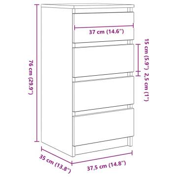 Sonoma Oak Sideboard - Ample Storage & Stylish Design