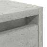 Wall-mounted Bedside Cabinets 2 pcs Concrete Grey - Hipomarket