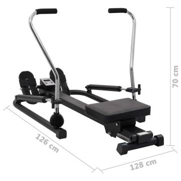 Rowing Machine with 5-Level Hydraulic Resistance - HipoMarket