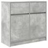 Concrete Grey Sideboard with Drawer - 80x34x76 cm | HipoMarket