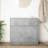 Concrete Grey Sideboard with Drawer - 80x34x76 cm | HipoMarket