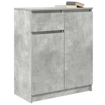 Sideboard with Drawer - Concrete Grey 71x35x84 cm | HipoMarket