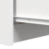 Stylish White Sideboard - Engineered Wood Storage Cabinet