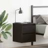  Wall-mounted Bedside Cabinet Black Oak 38x34x40 cm Colour black oak Quantity in Package 1 