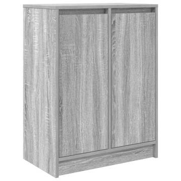 Elegant Grey Sonoma Sideboard - 57x34x76 cm Engineered Wood