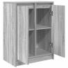 Elegant Grey Sonoma Sideboard - 57x34x76 cm Engineered Wood