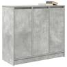 Stylish Concrete Grey Sideboard - 85x34x76 cm | HipoMarket