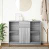 Sideboard with Drawer Grey Sonoma - Engineered Wood Storage