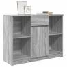 Sideboard with Drawer Grey Sonoma - Engineered Wood Storage