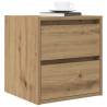 Wall-mounted Bedside Cabinet - Artisan Oak 38x34x40 cm