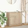  Sideboard with Drawer Sonoma Oak 71x35x65 cm Engineered Wood Colour sonoma oak Quantity in Package 1 