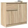 Sonoma Oak Sideboard with Drawer - 71x35x65 cm | HipoMarket