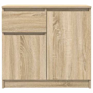 Sonoma Oak Sideboard with Drawer - 71x35x65 cm | HipoMarket