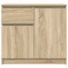 Sonoma Oak Sideboard with Drawer - 71x35x65 cm | HipoMarket