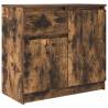 Stylish Smoked Oak Sideboard with Drawer | 71x35x65 cm