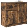 Stylish Smoked Oak Sideboard with Drawer | 71x35x65 cm