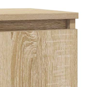 Sonoma Oak Sideboard - 29.5x34x76 cm Engineered Wood