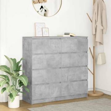 Concrete Grey Sideboard - Stylish & Durable Storage Solution