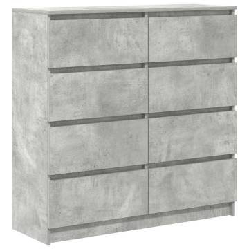 Concrete Grey Sideboard - Stylish & Durable Storage Solution