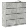 Concrete Grey Sideboard - Stylish & Durable Storage Solution