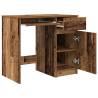 Old Wood Desk 86x49x76 cm - Engineered Wood | Hipo Market