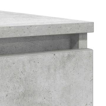 Stylish Concrete Grey Sideboard with Drawers - HipoMarket