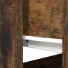 Console Table with Drawers - Smoked Oak, Modern Design