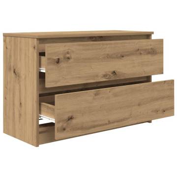 Stylish TV Cabinet Artisan Oak - 80x35x54 cm | Hipomarket UK