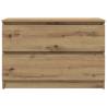 Stylish TV Cabinet Artisan Oak - 80x35x54 cm | Hipomarket UK