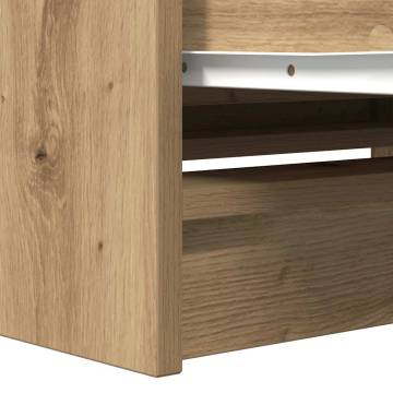 Stylish TV Cabinet Artisan Oak - 80x35x54 cm | Hipomarket UK