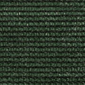 Sunshade Sail 160 g/m² Dark Green 5x6x6 m HDPE - Hipomarket