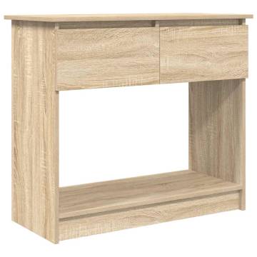 Console Table with Drawers - Sonoma Oak 85.5x38.5 cm | HipoMarket