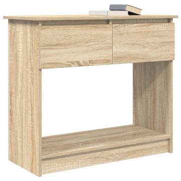 Console Table with Drawers - Sonoma Oak 85.5x38.5 cm | HipoMarket