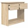 Console Table with Drawers - Sonoma Oak 85.5x38.5 cm | HipoMarket